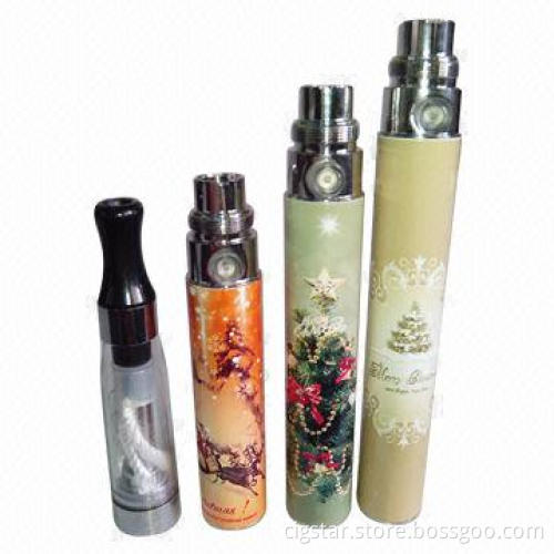 Christmas themed e-cigarette battery for eGo series